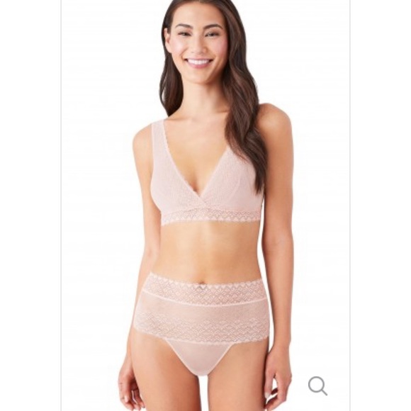 Wacoal b.tempt’d Net Perfection Bralette Blush Large - Picture 4 of 11